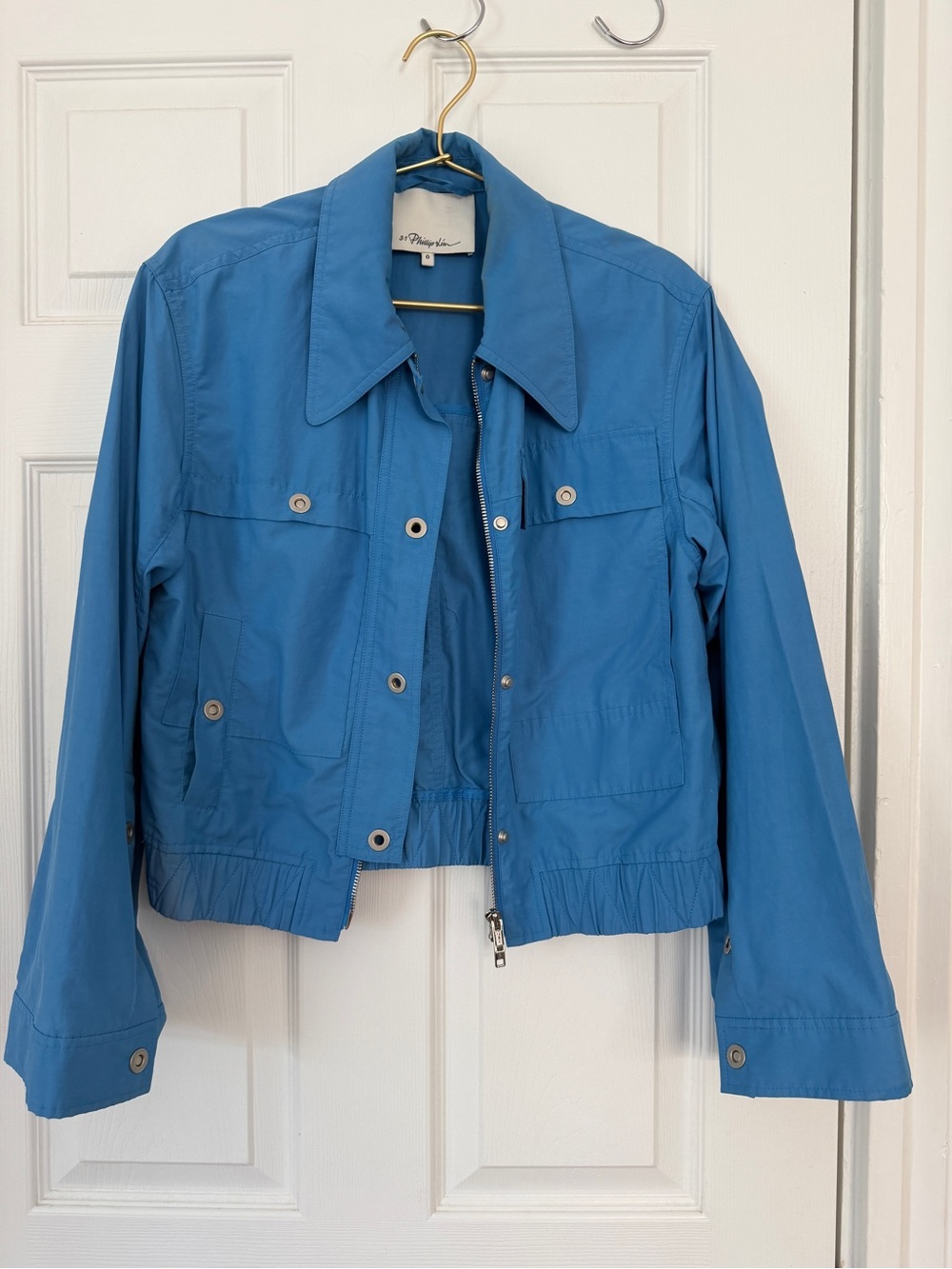 3.1 Phillip Lim Bright Blue Utility Jacket
